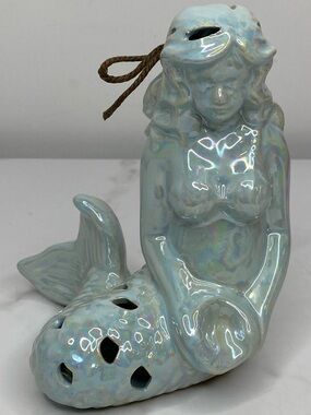 Ceramic Porcelain Little Mermaid Figurine Potpourr